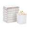 100 Pack Mini Popcorn Boxes for Party, Bulk White Popcorn Containers for Movie Night Decorations (3 x 4 In)